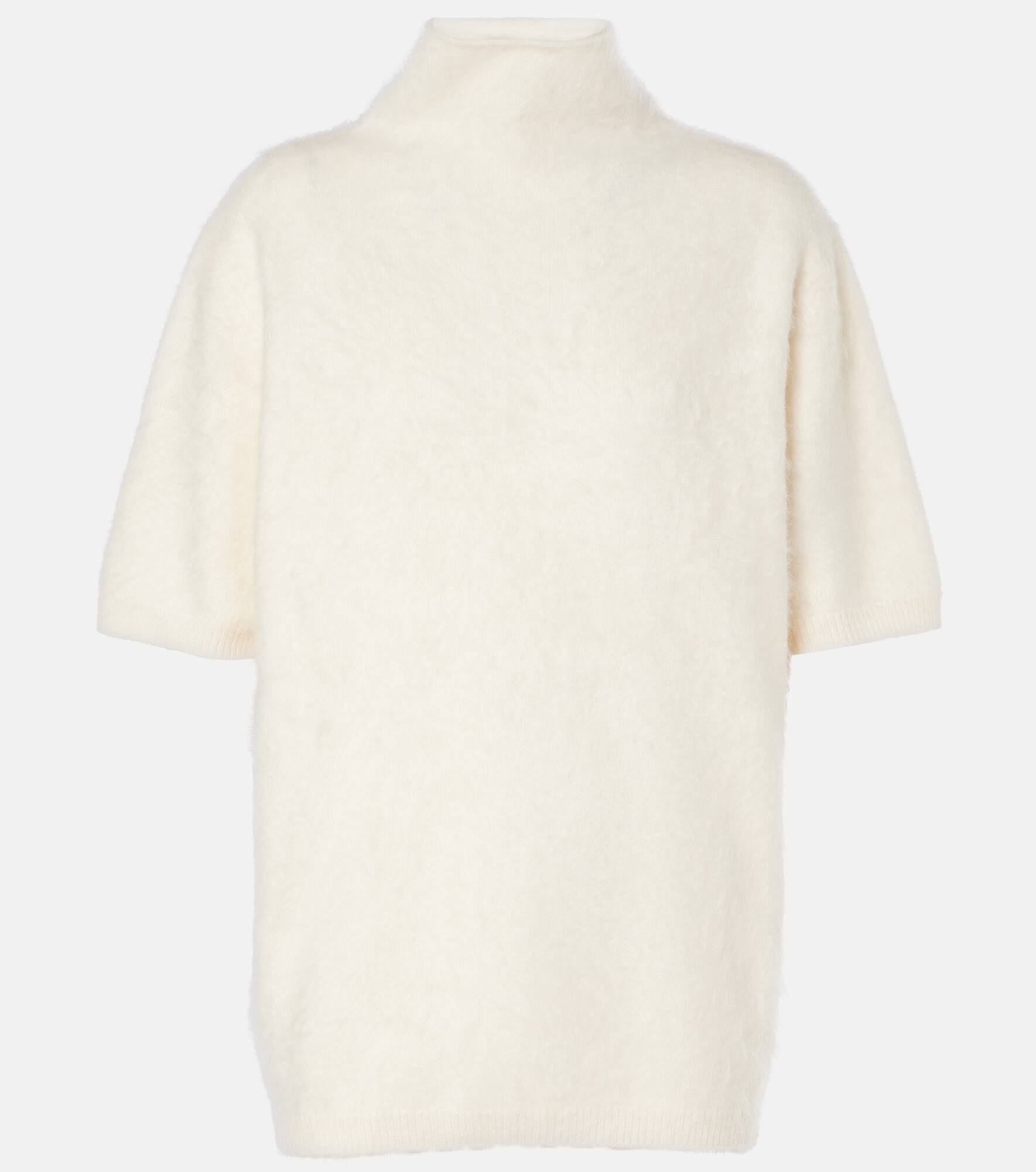 Cotton-blend jersey sweater dress - 1