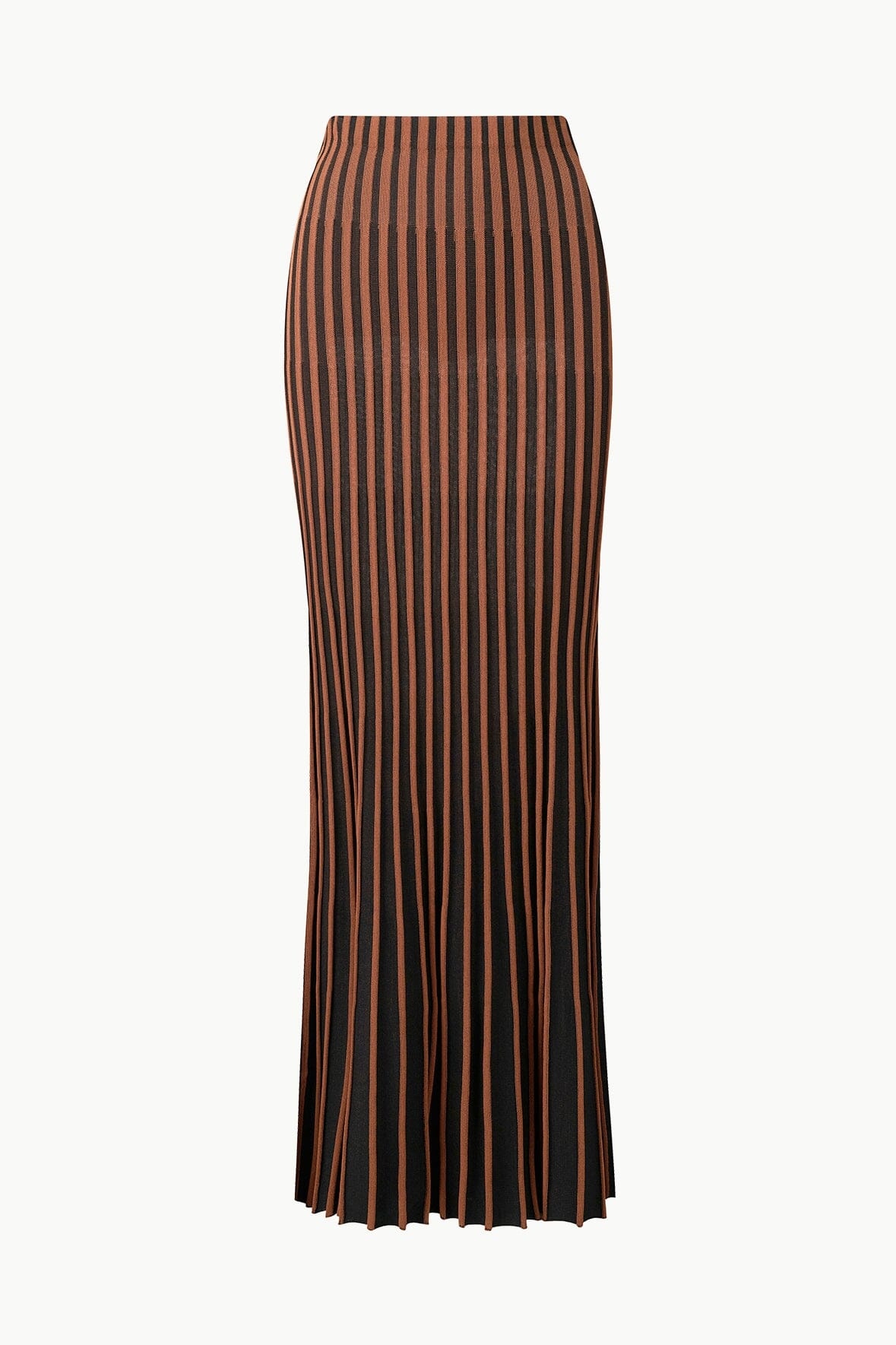 STAUD ALEIDA SKIRT TAN BLACK - 1