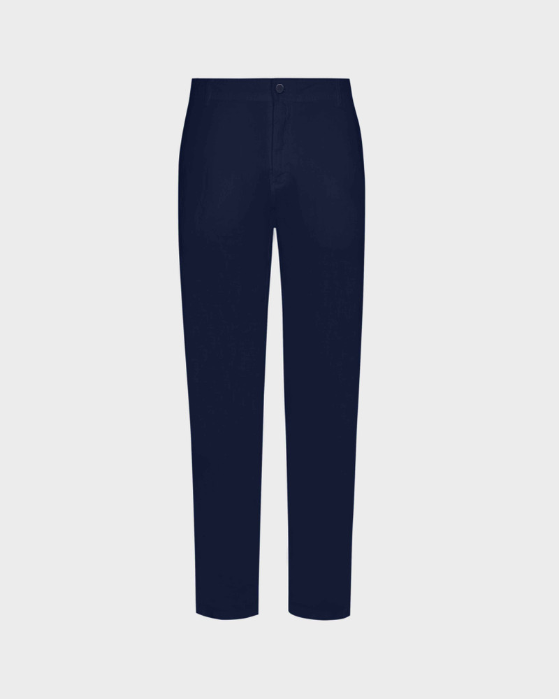 MEN STRAIGHT LINEN PANTS SOLID 1