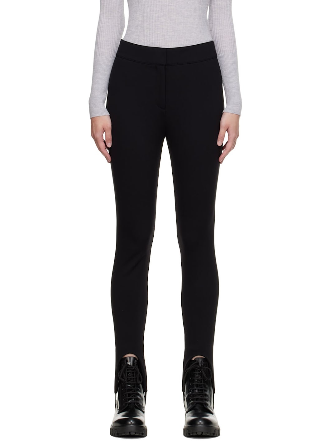 Black Nylon Leggings - 1