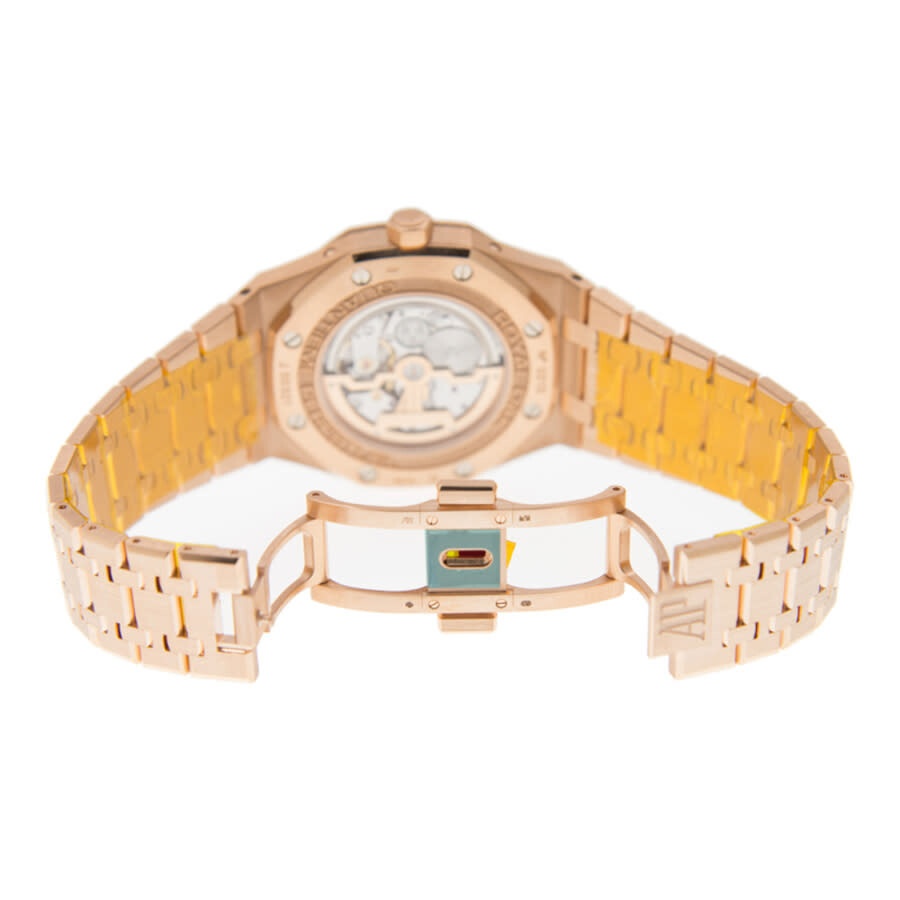 Audemars Piguet Royal Oak Prepetual Calendar Blue Dial Automatic Men's 18 Carat Pink Gold Watch 2657 - 6