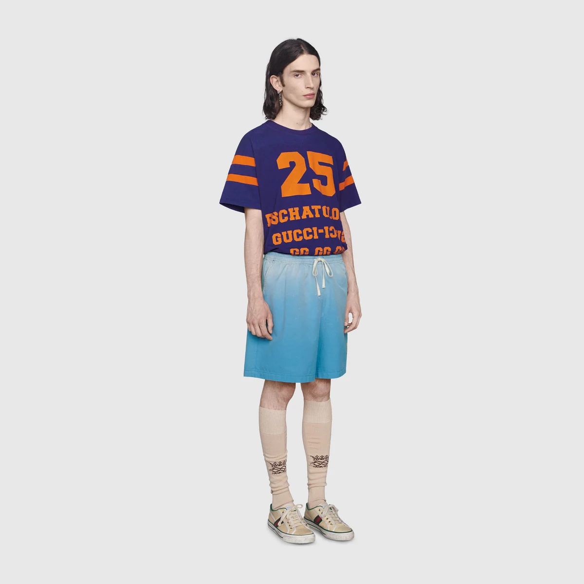 T-shirt with '25 Gucci Eschatology and Blind for Love 1921' print - 3