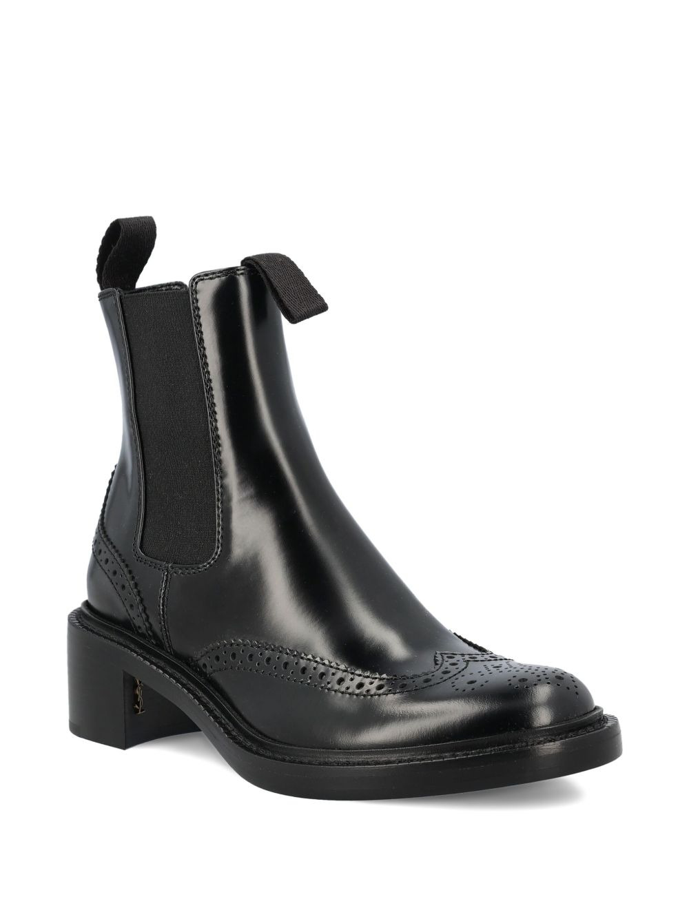 50mm Vicent leather brogue chelsea boots - 2