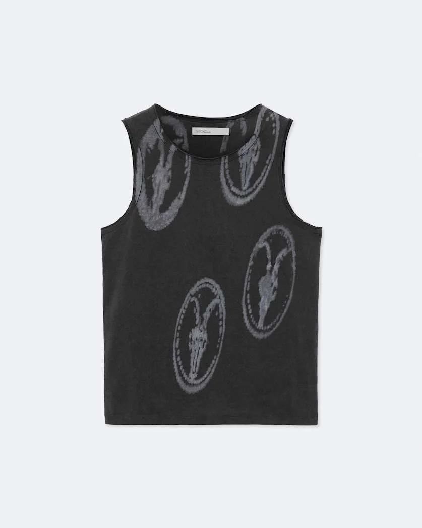 JENNY STAMPED REGULAR-FIT TANK TOP - 1