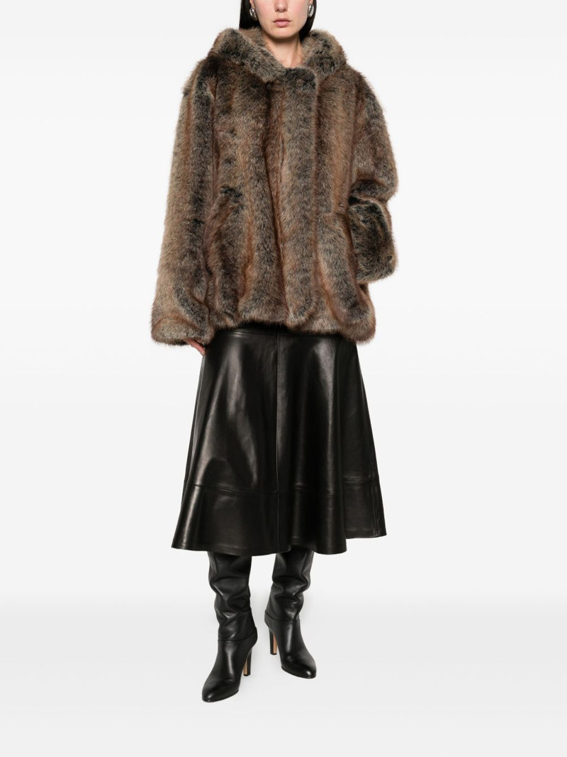 The Frankie Shop Emma hooded pocket jacket outlook