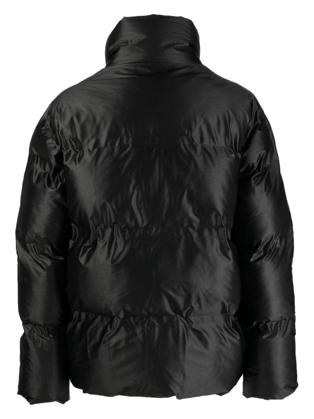 funnel-neck padded jacket - 2