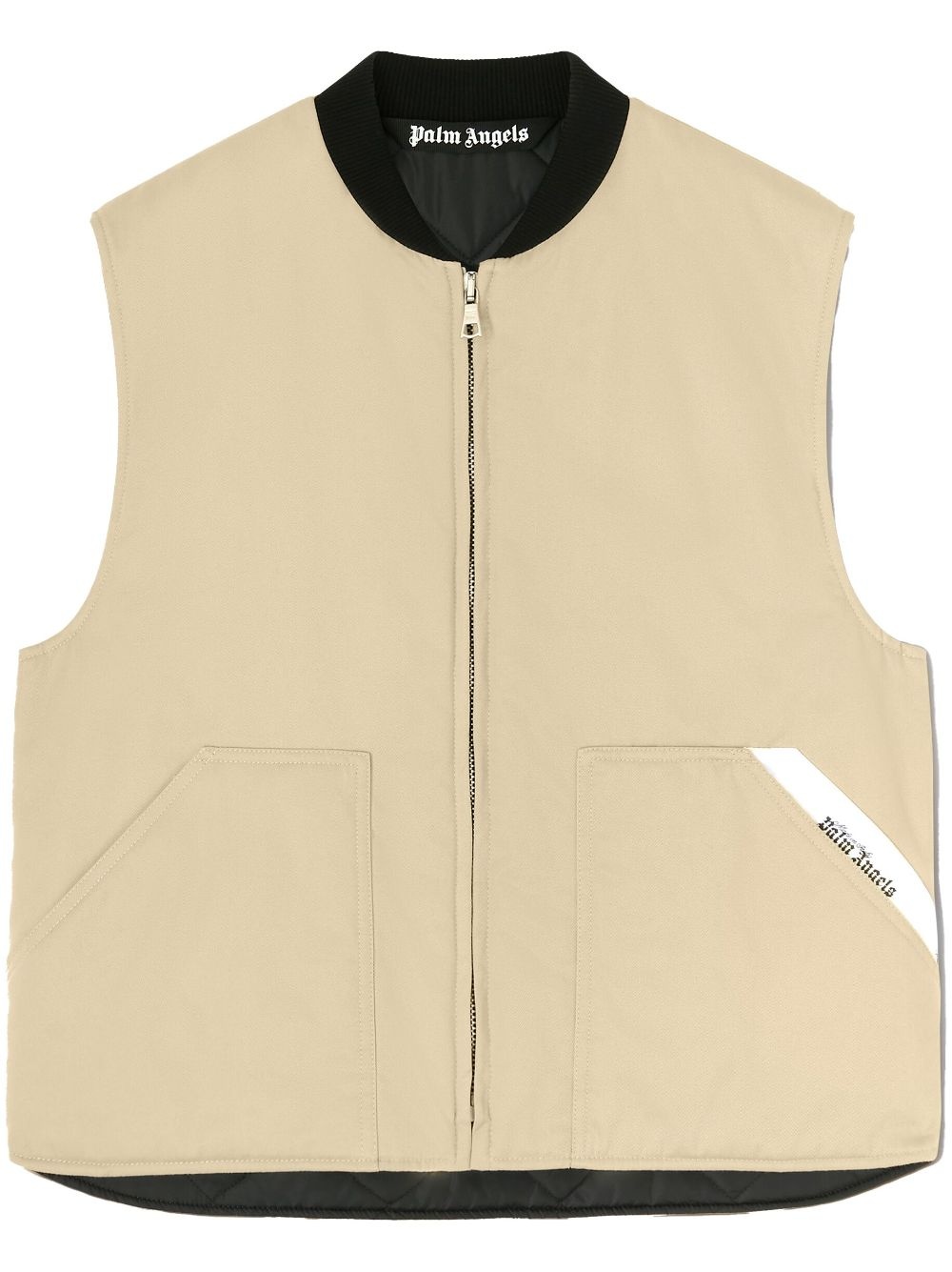 Sartorial Tape zip-up vest - 1