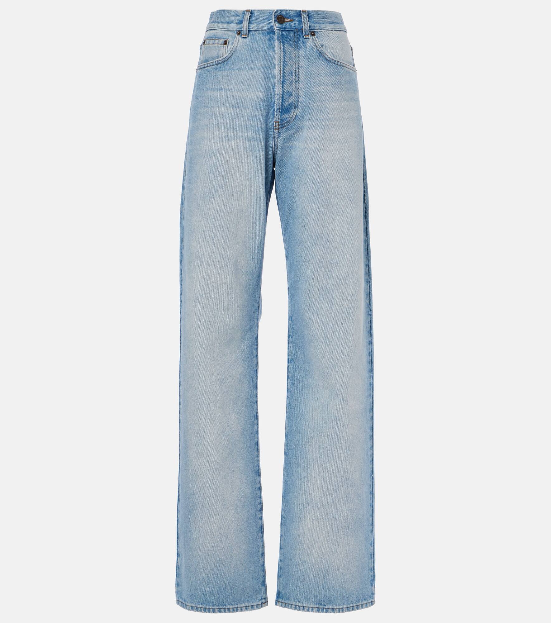 High-rise straight jeans - 1