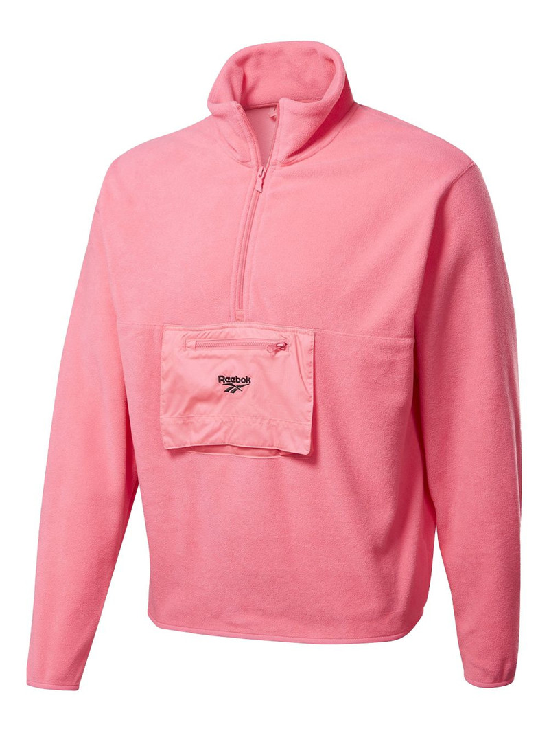 half zip fleece sweatshirt 1