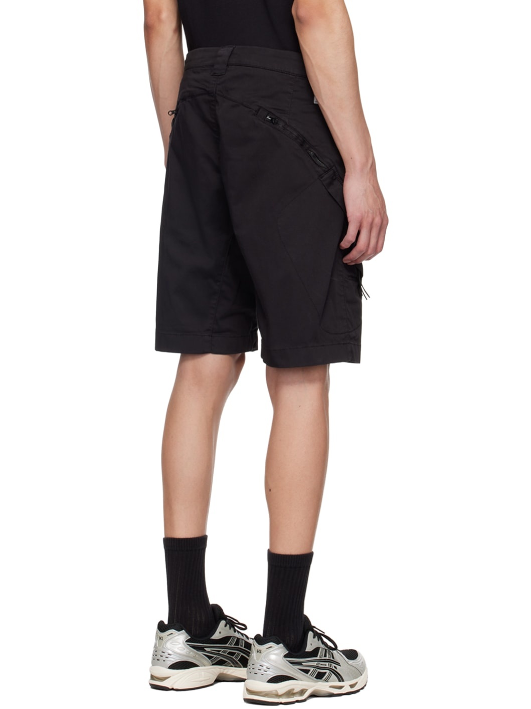 Black Utility Shorts - 3