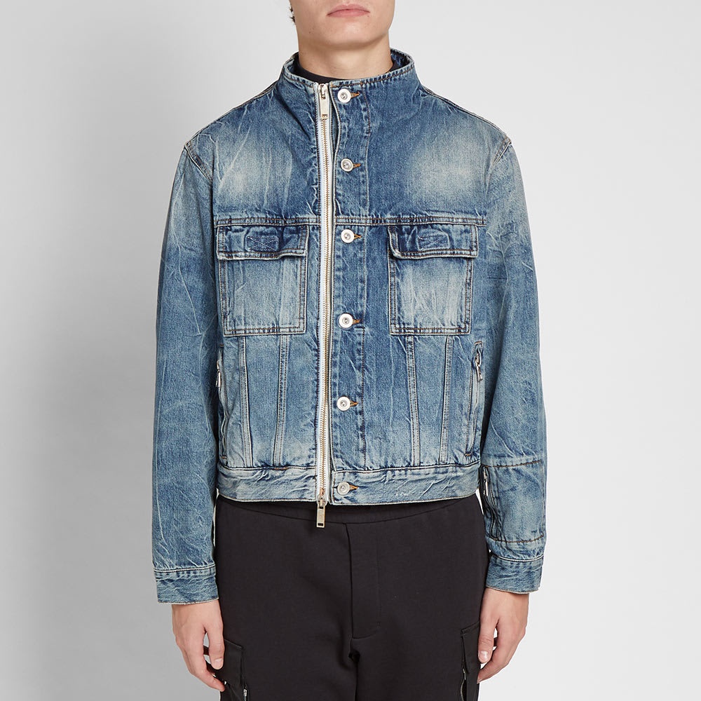 Unravel Project Denim Zip Jacket - 5