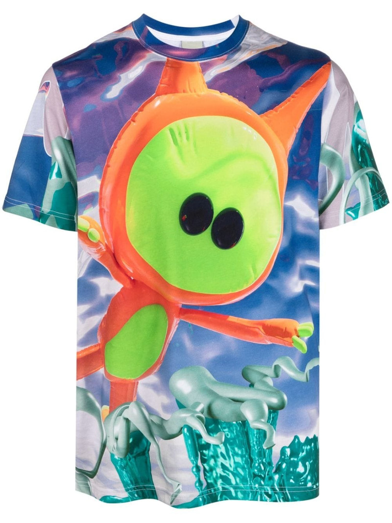 Marpi-print organic cotton T-shirt 1