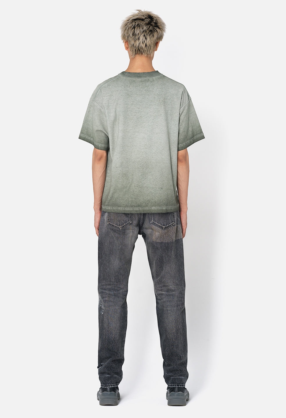 REVERSED CROPPED TEE - 5