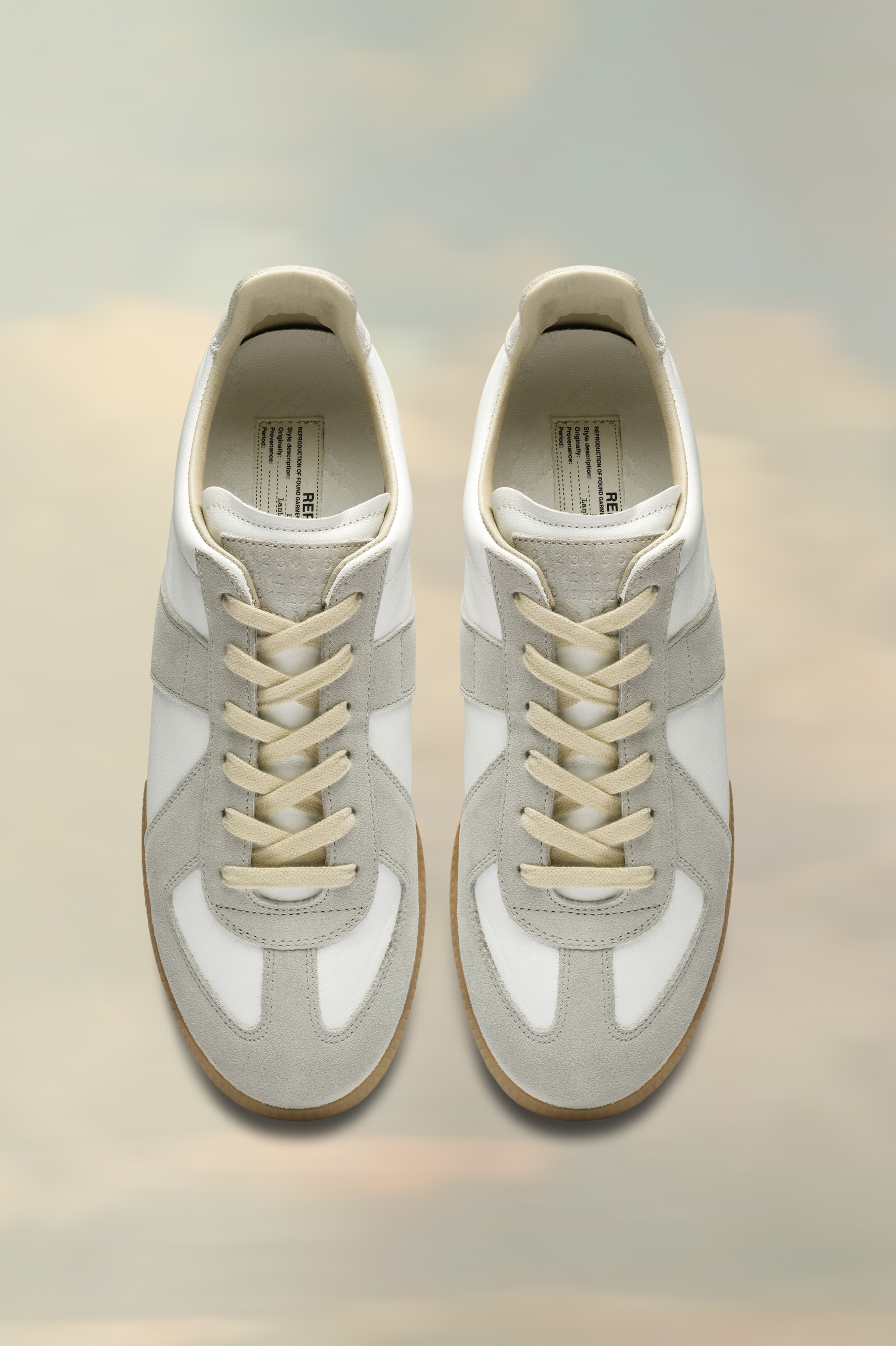 Maison Margiela Silver Replica Sneakers