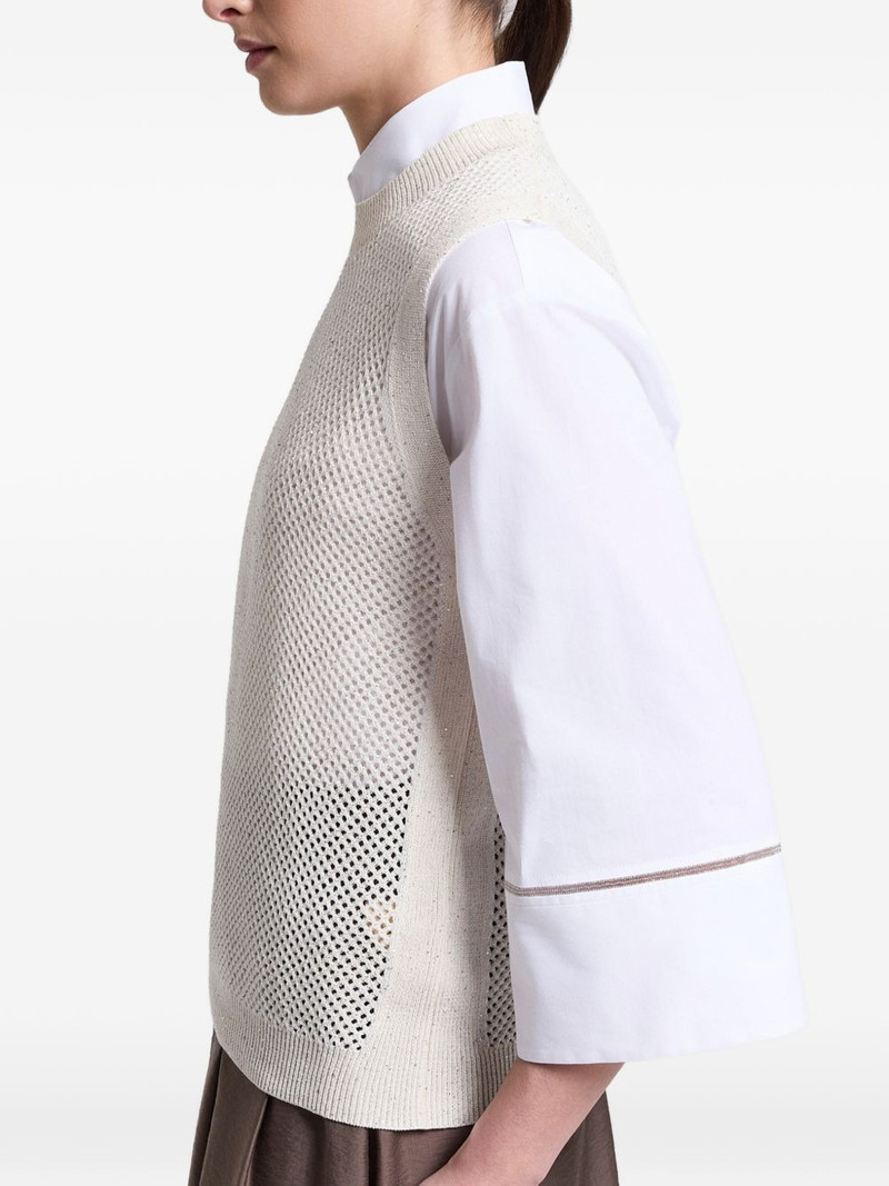 open-knit vest 4