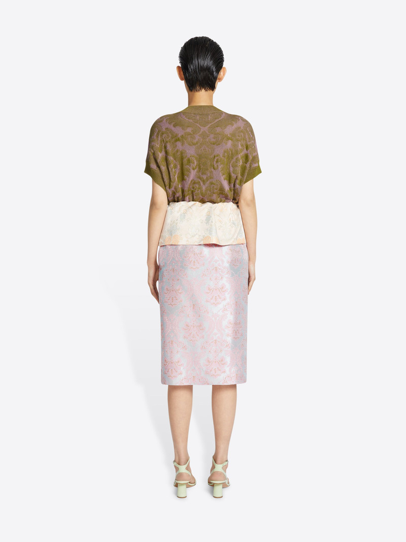 JACQUARD PEPLUM SKIRT 4