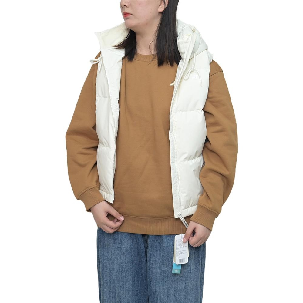 (WMNS) New Balance Hooded Vest 'White' NJD44252-WT - 2