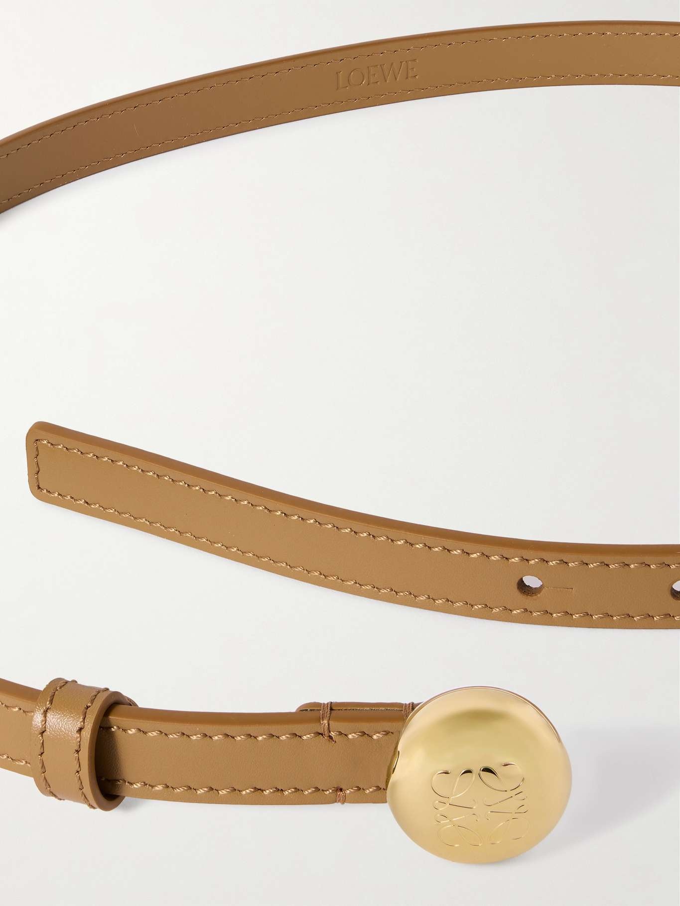 Pebble leather belt - 3