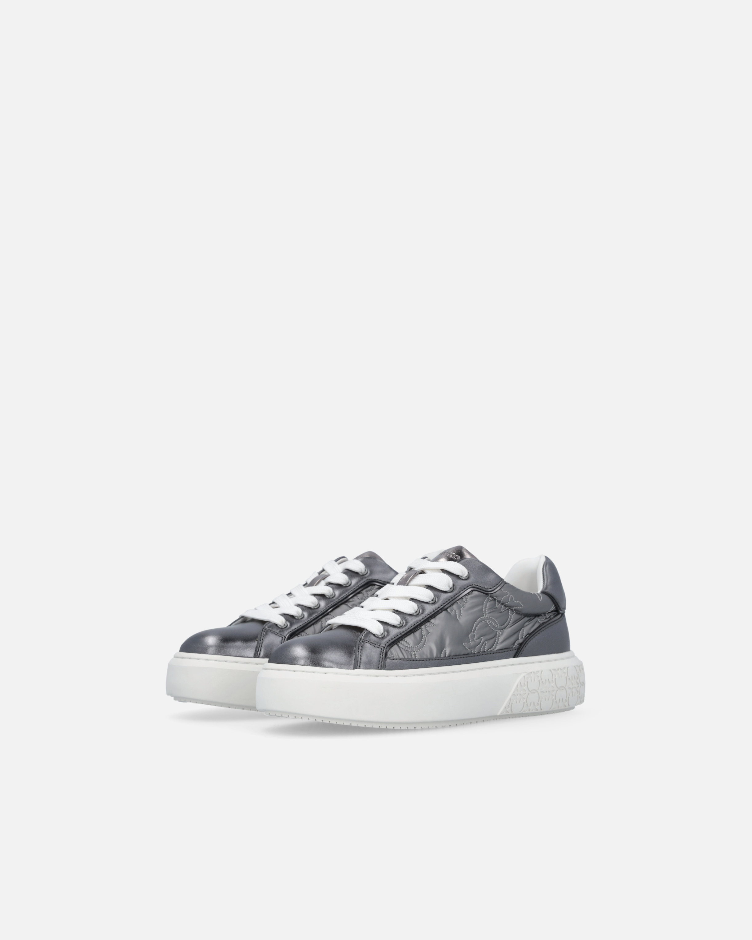 LAMINATED SHOES WITH LOVE BIRDS LOGO - 7