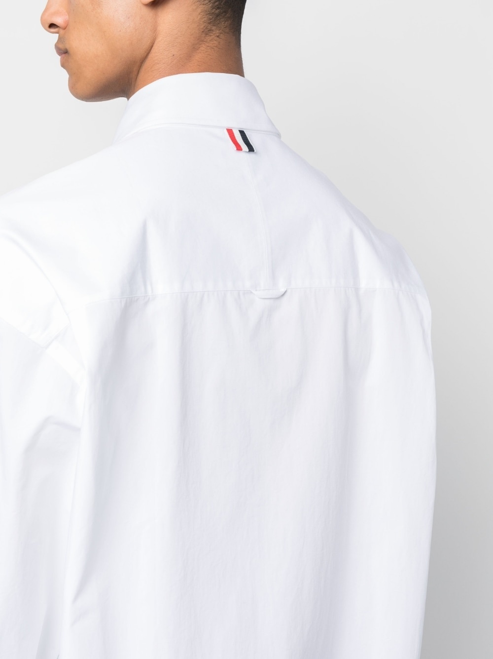 Madras Flower Patch-embroidered cotton shirt - 5