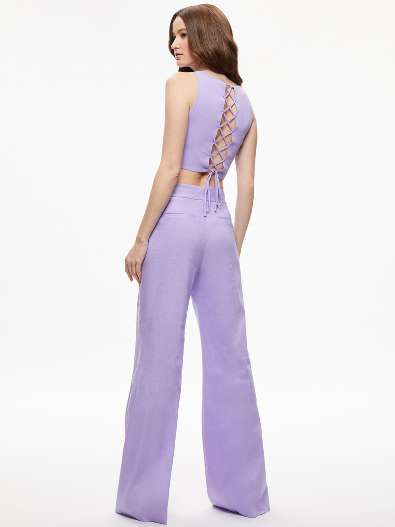 DYLAN HIGH WAISTED WIDE LEG PANT 2