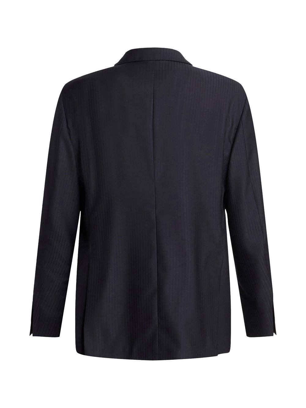 pinstripe-pattern double-breasted blazer - 2