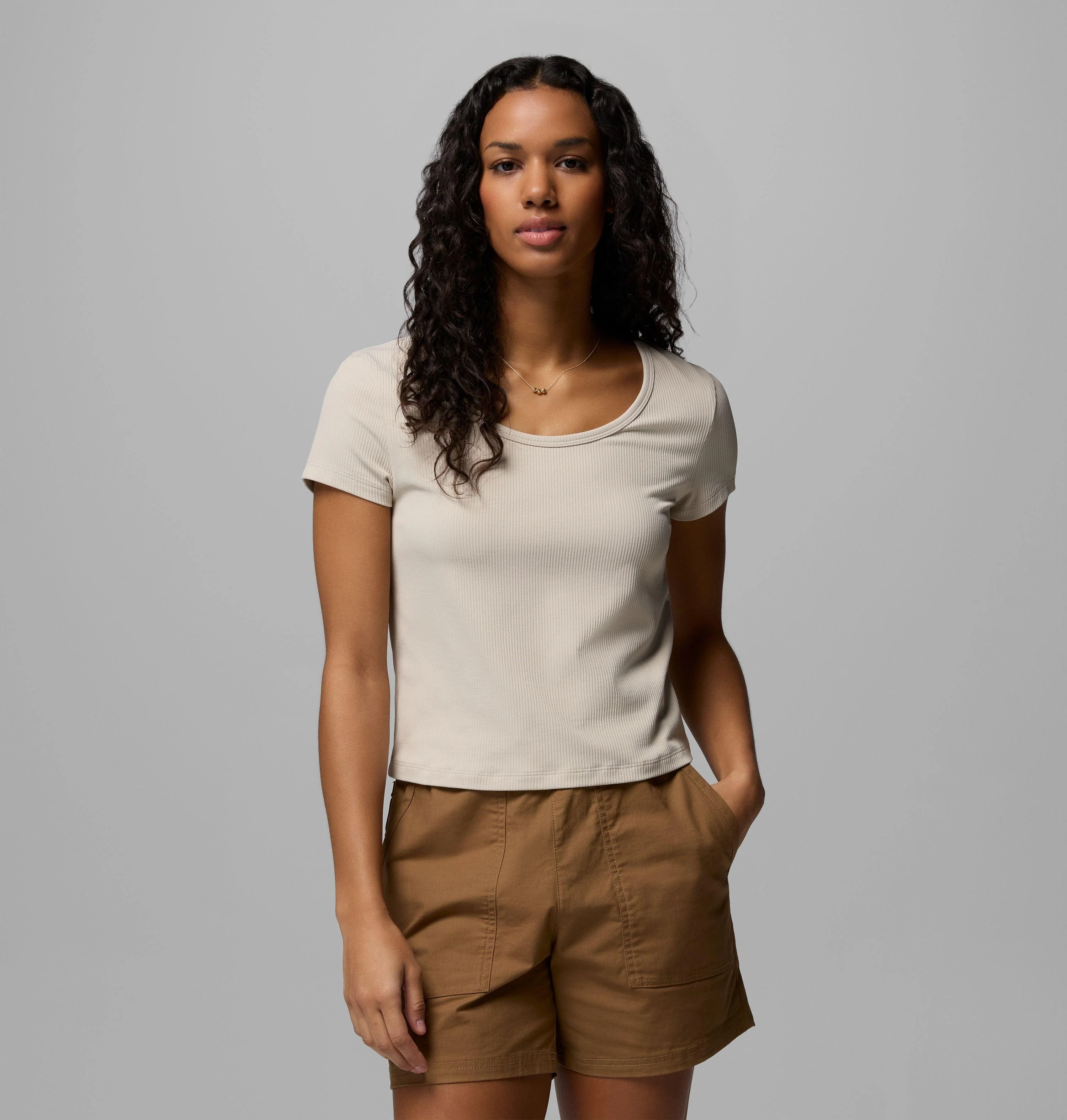 Women's Pinetown Canyon Rib Short Sleeve T-Shirt - 1