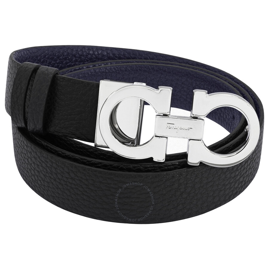 Salvatore Ferragamo Ladies Reversible And Adjustable Gancini Belt - 2