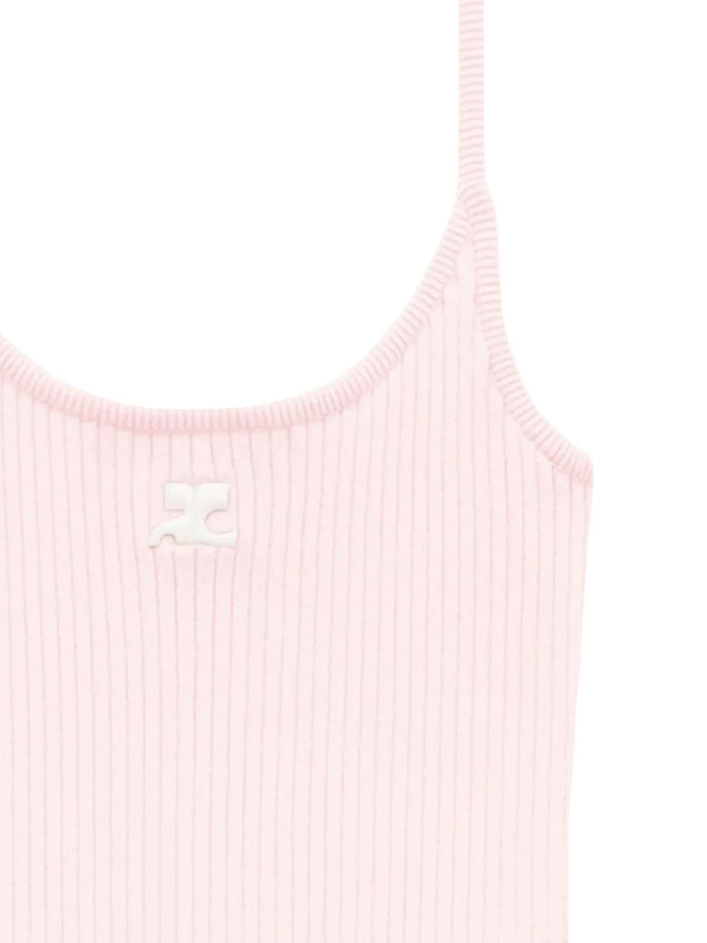 Reedition ribbed tank top - 2