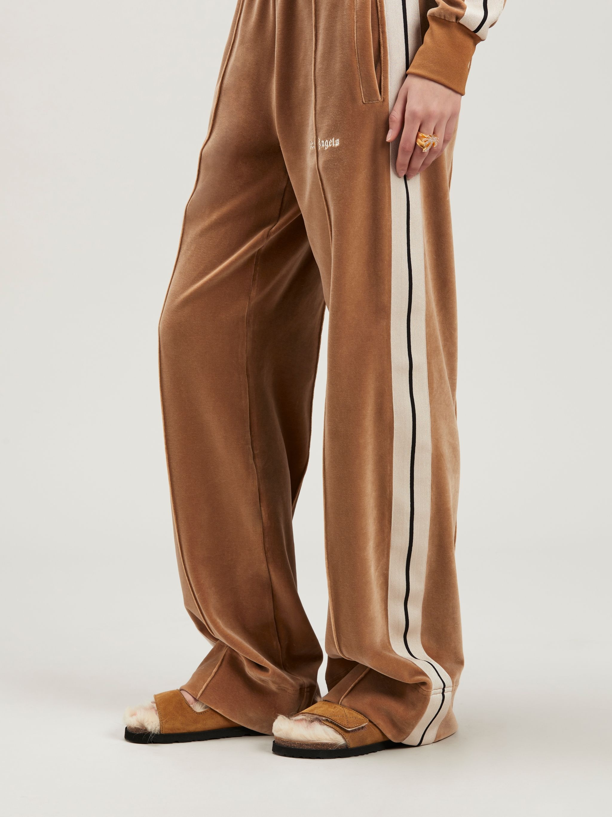 Velvet Loose Track Pants - 6