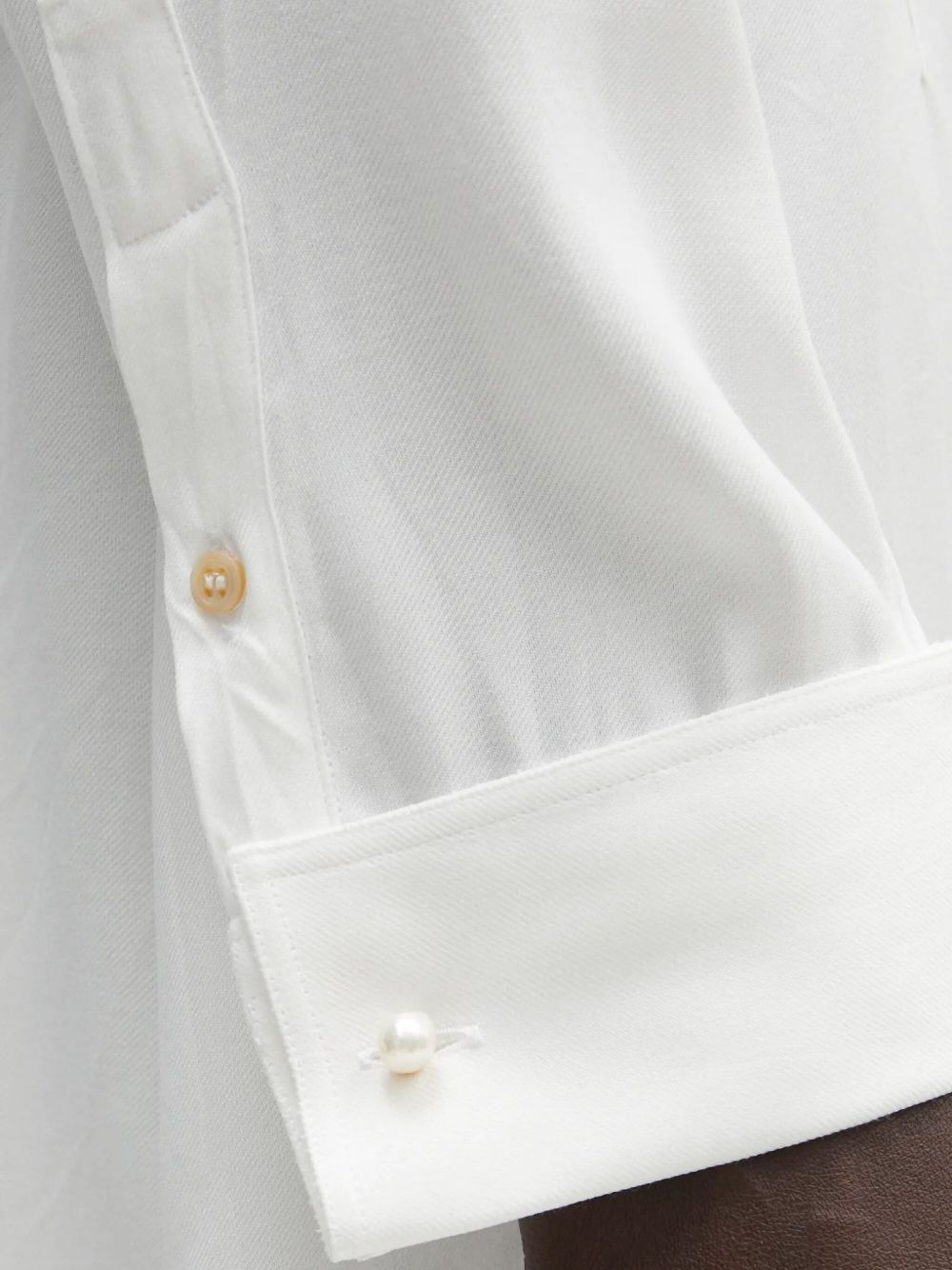 high-low shirt mini dress - 5