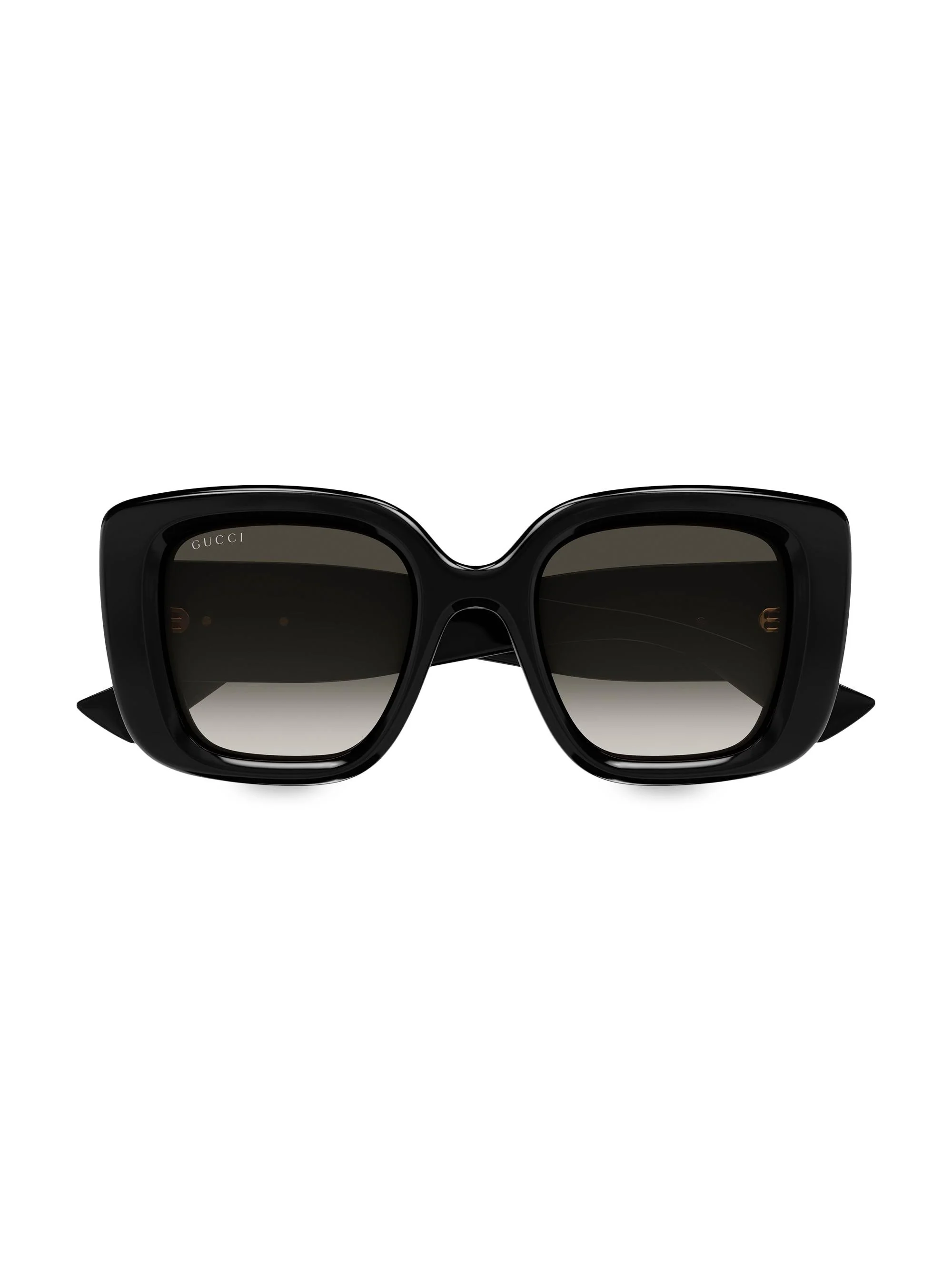 Women's GG Bag 50MM Butterfly Sunglasses - Black - 1