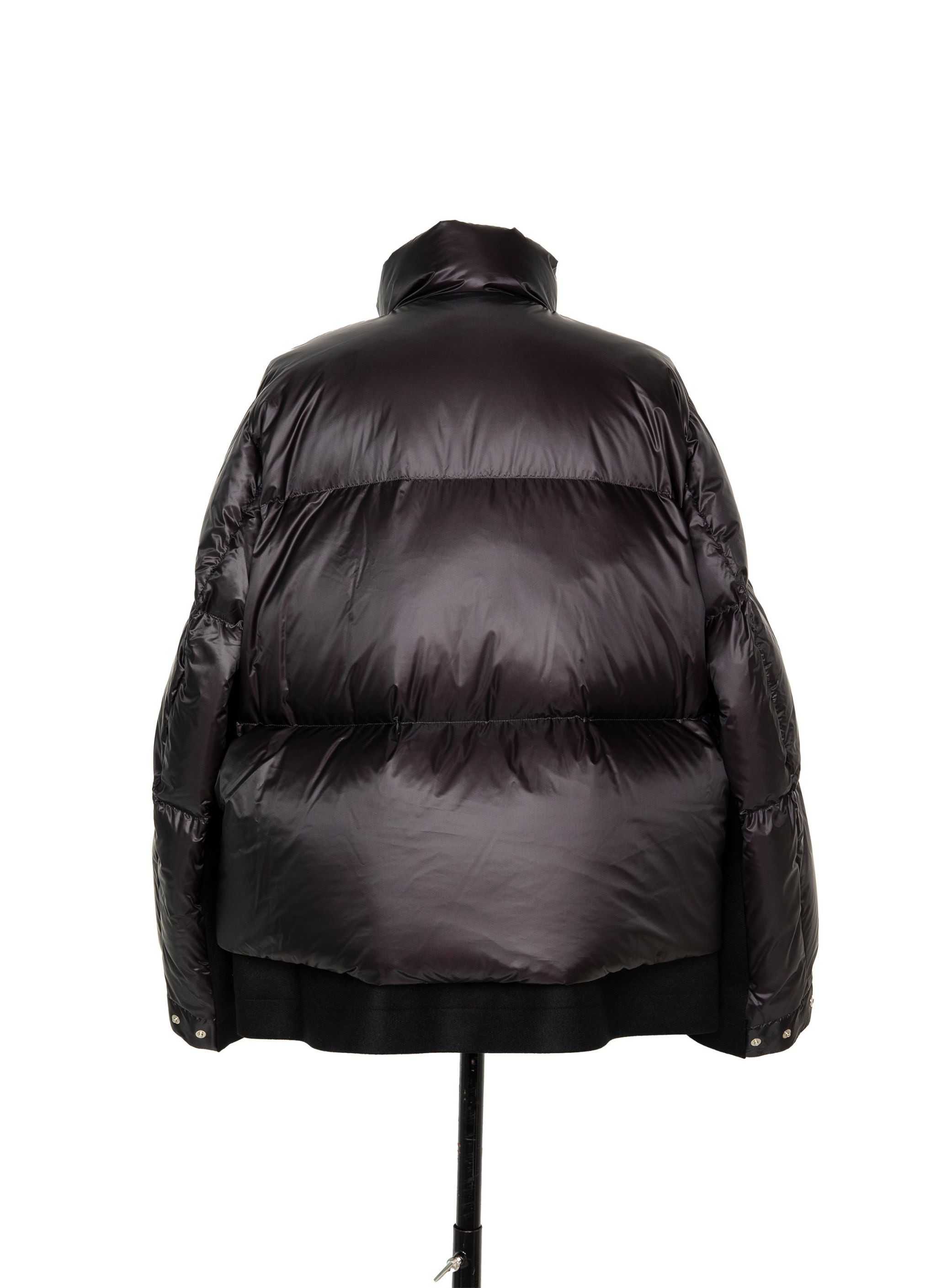 Wool Melton Puffer Blouson - 3