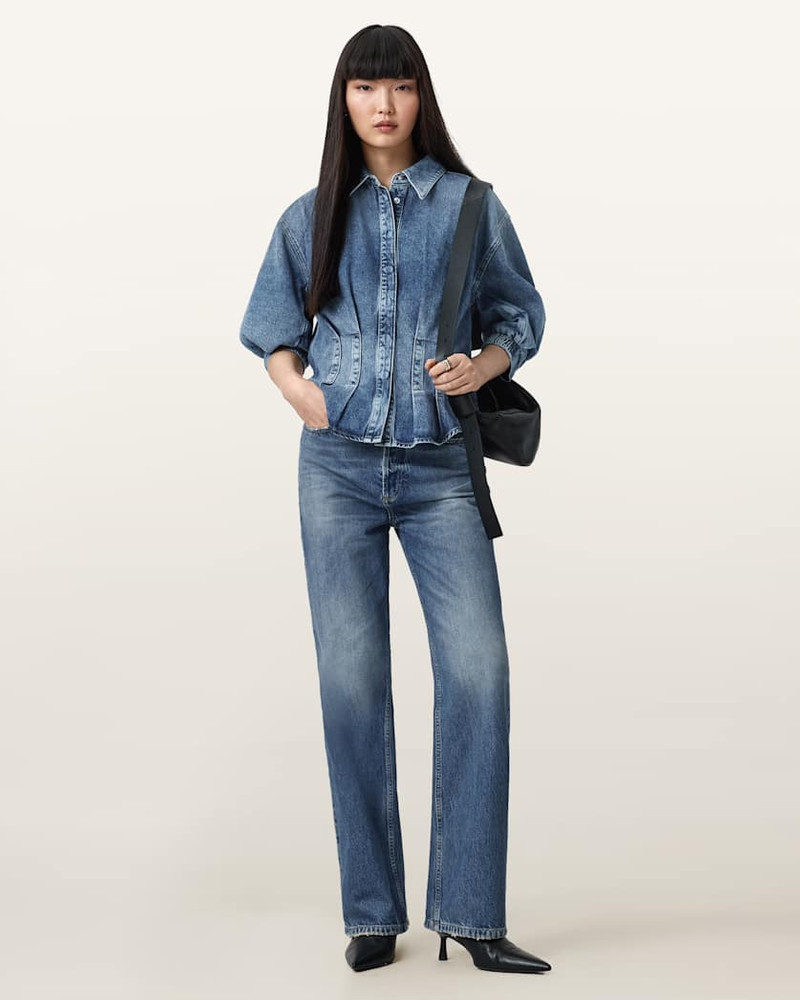 NANCY SLIM FIT DENIM SHIRT 4