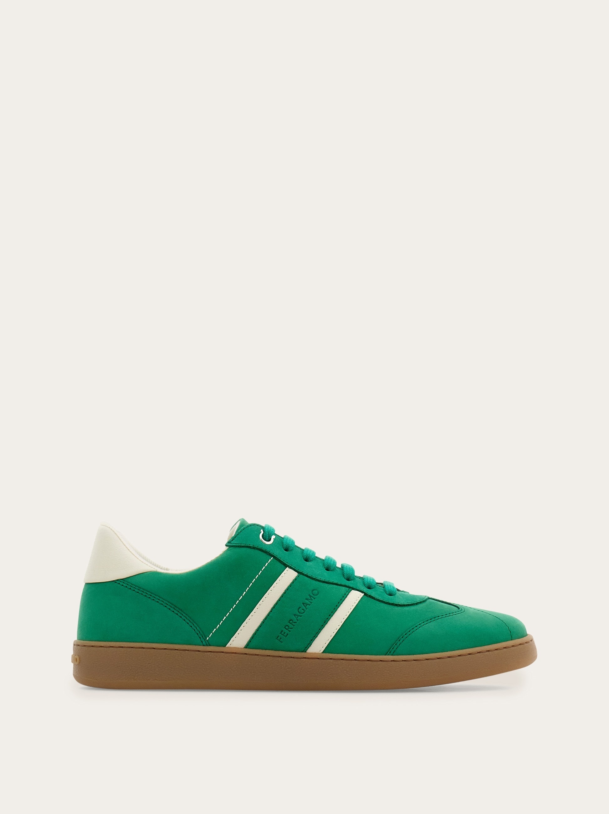 Low top sneaker with signature - 1