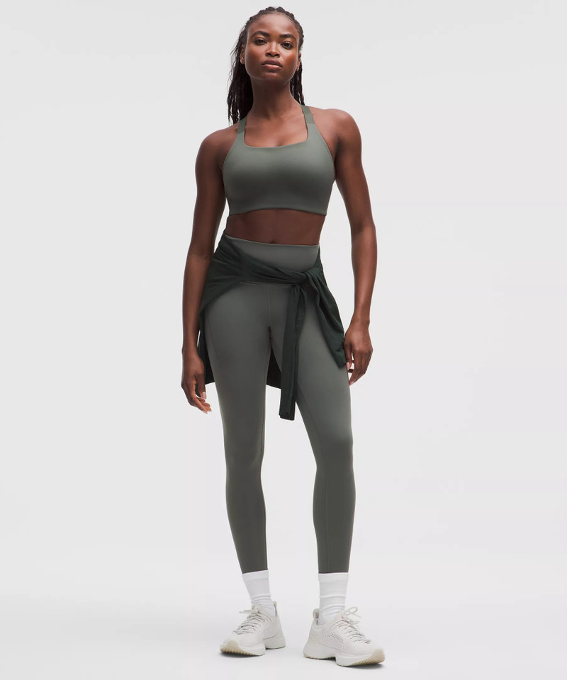 Ultralu Square-Neck Workout Bra *Medium Support, D/DD Cup 3