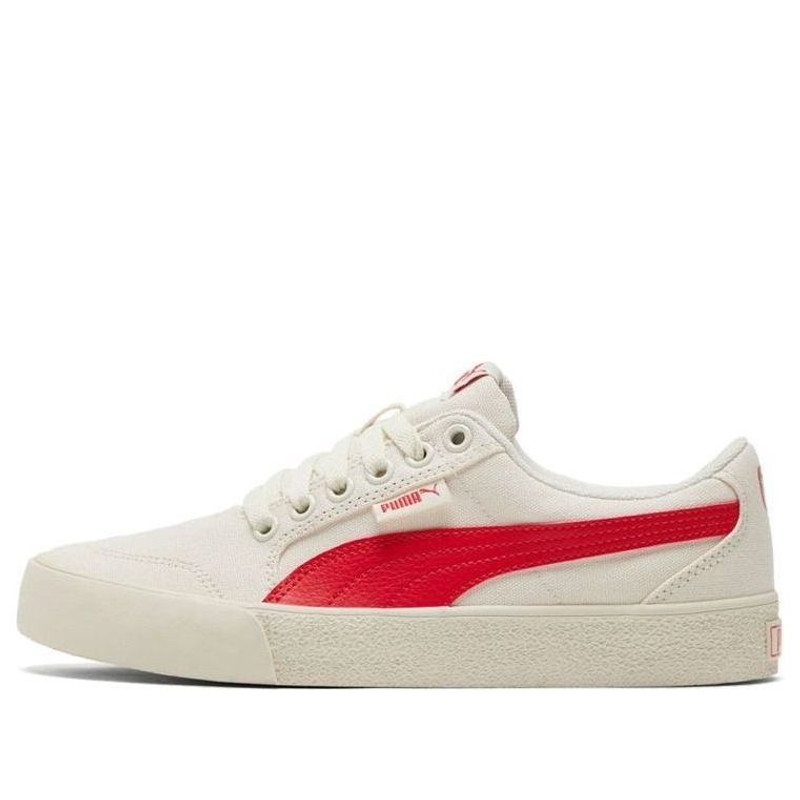 PUMA C-skate Vulc Sneakers Beige/Red 374901-04 - 1