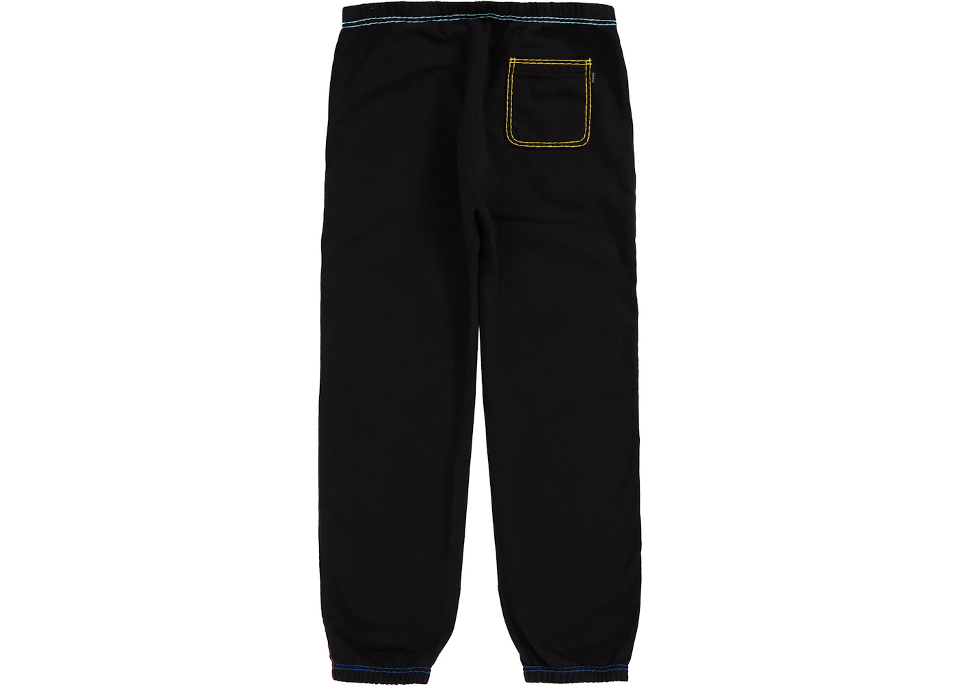 Supreme Big Stitch Sweatpant Black - 2