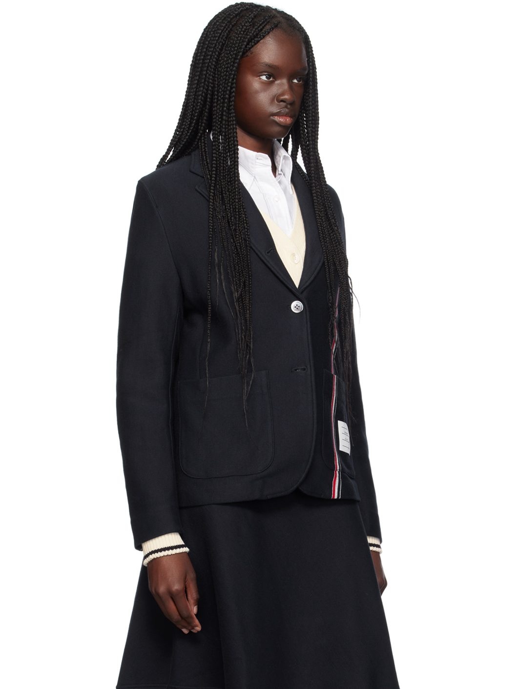 Navy Sack Blazer - 2