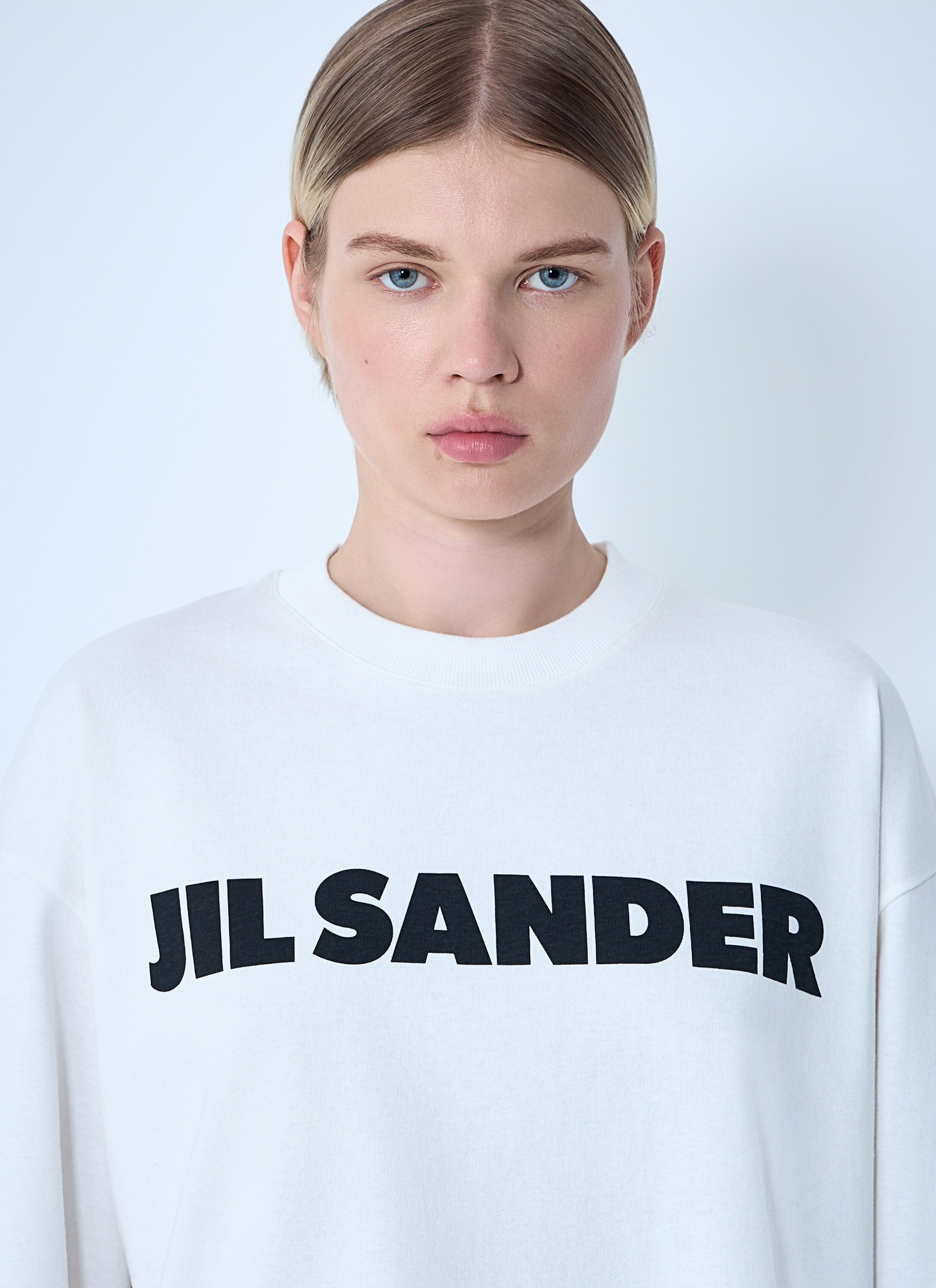 Jil Sander Women Logo Motif T-Shirt - 5
