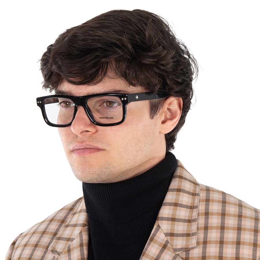 Montblanc Demo Rectangular Men's Eyeglasses MB0289O 005 55 - 2
