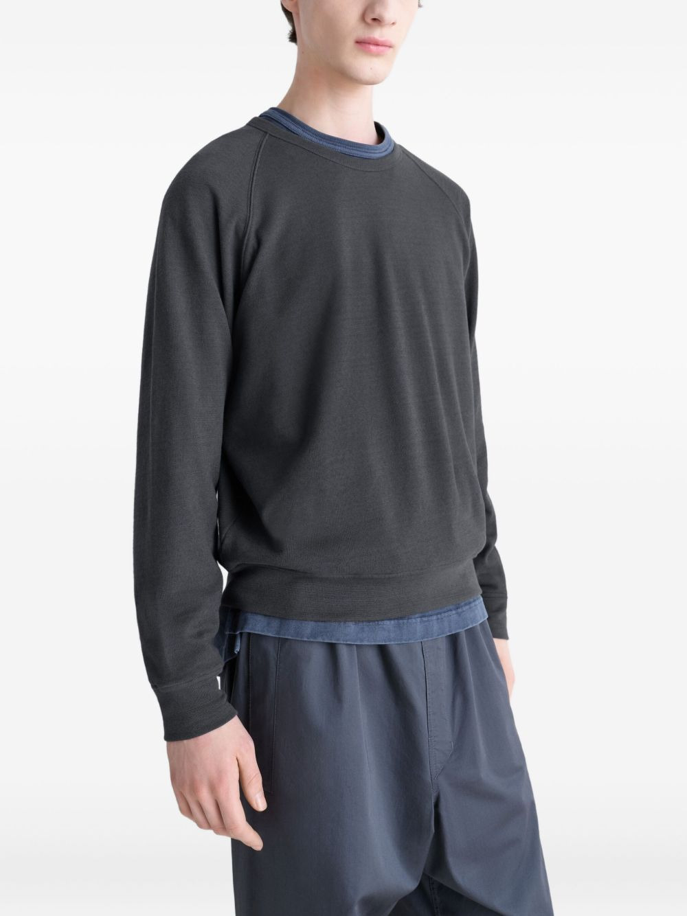long-sleeve crew-neck sweatshirt - 3