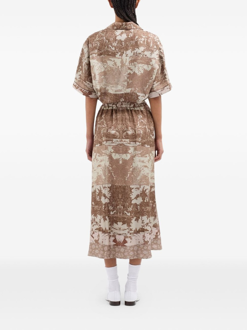 Aloe A-line midi skirt 3