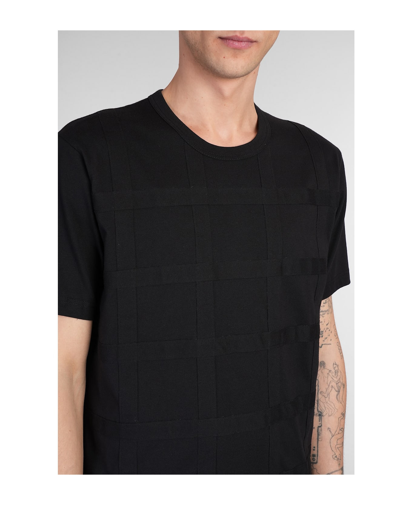 T-shirt In Black Cotton - 5