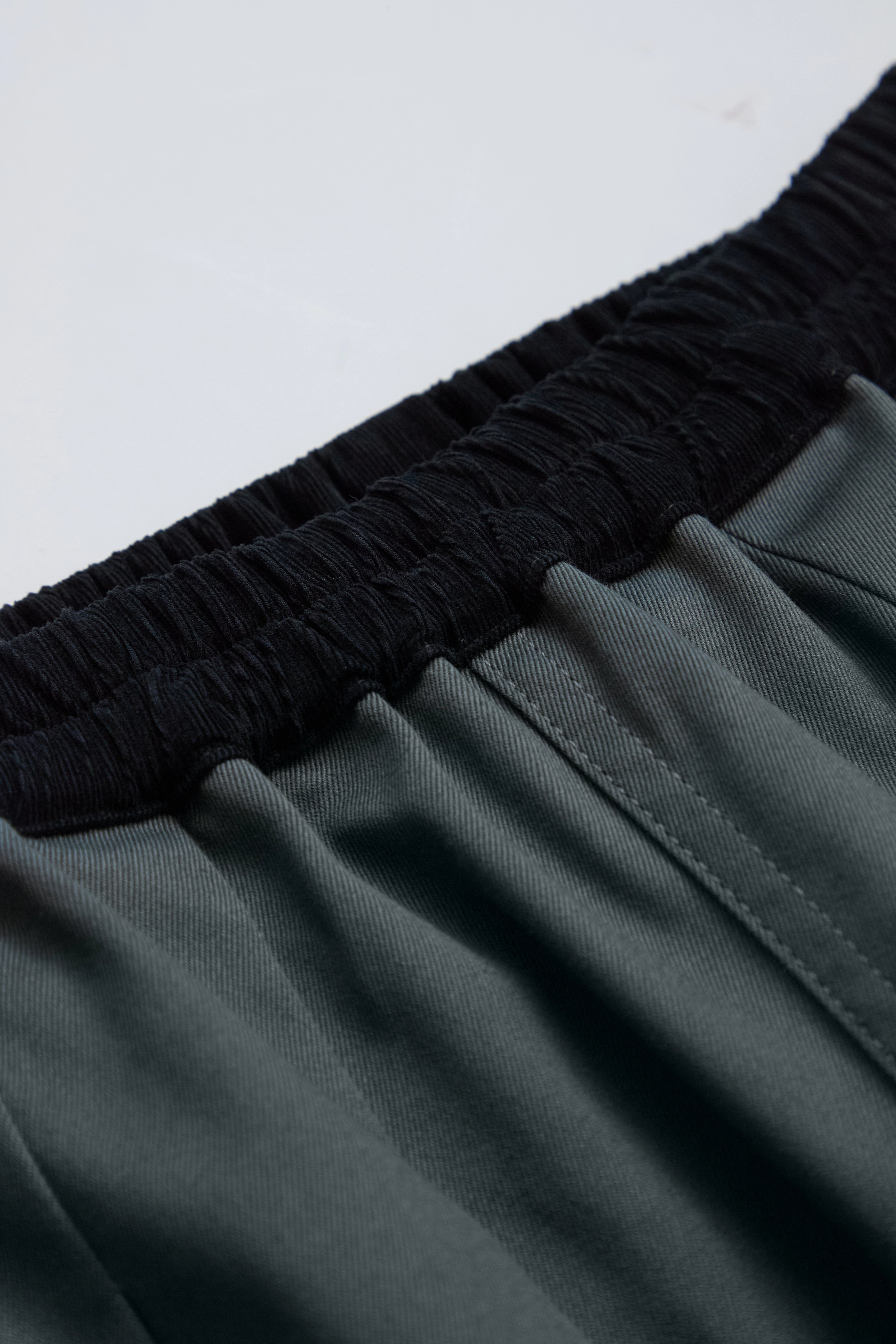 Maison Margiela Drawstring Cotton Trousers Grey - 3