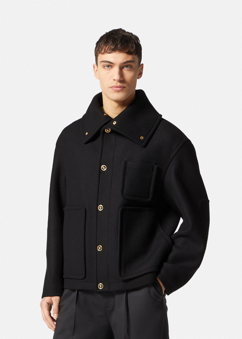 VERSACE Medusa Wool Blouson Jacket outlook