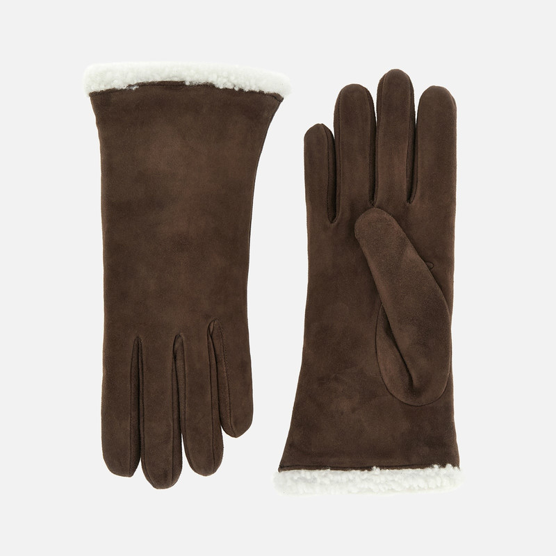 Gloves in Leather Brown 1