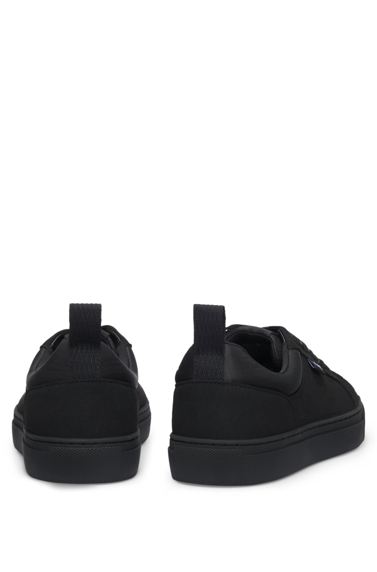 LOW-TOP TRAINERS IN FAUX SUEDE - 5