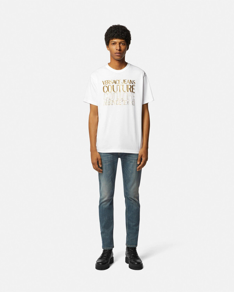 VERSACE JEANS COUTURE Upside Down Logo T-Shirt outlook