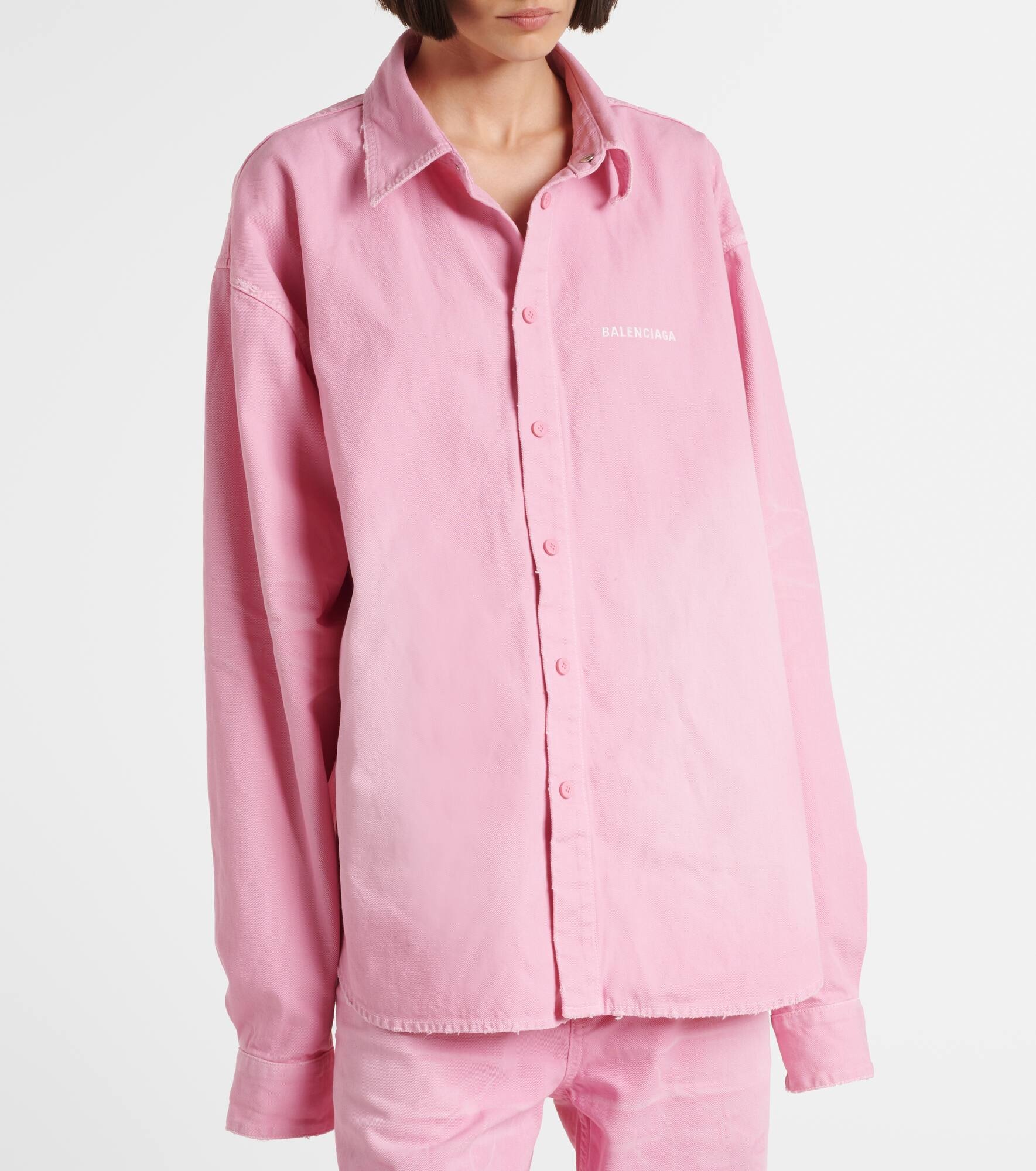 Oversized cotton shirt - 6